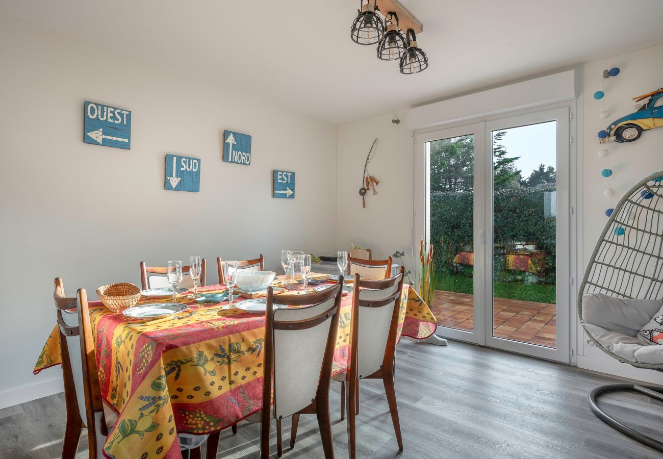Ferienhaus in Le Croisic - Haus 950m vom Meer entfernt mit Garten für 6