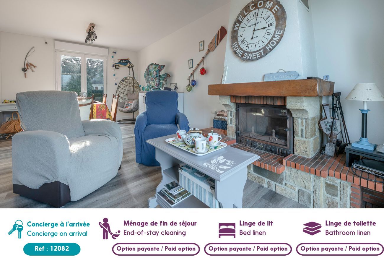Ferienhaus in Le Croisic - Haus 950m vom Meer entfernt mit Garten für 6