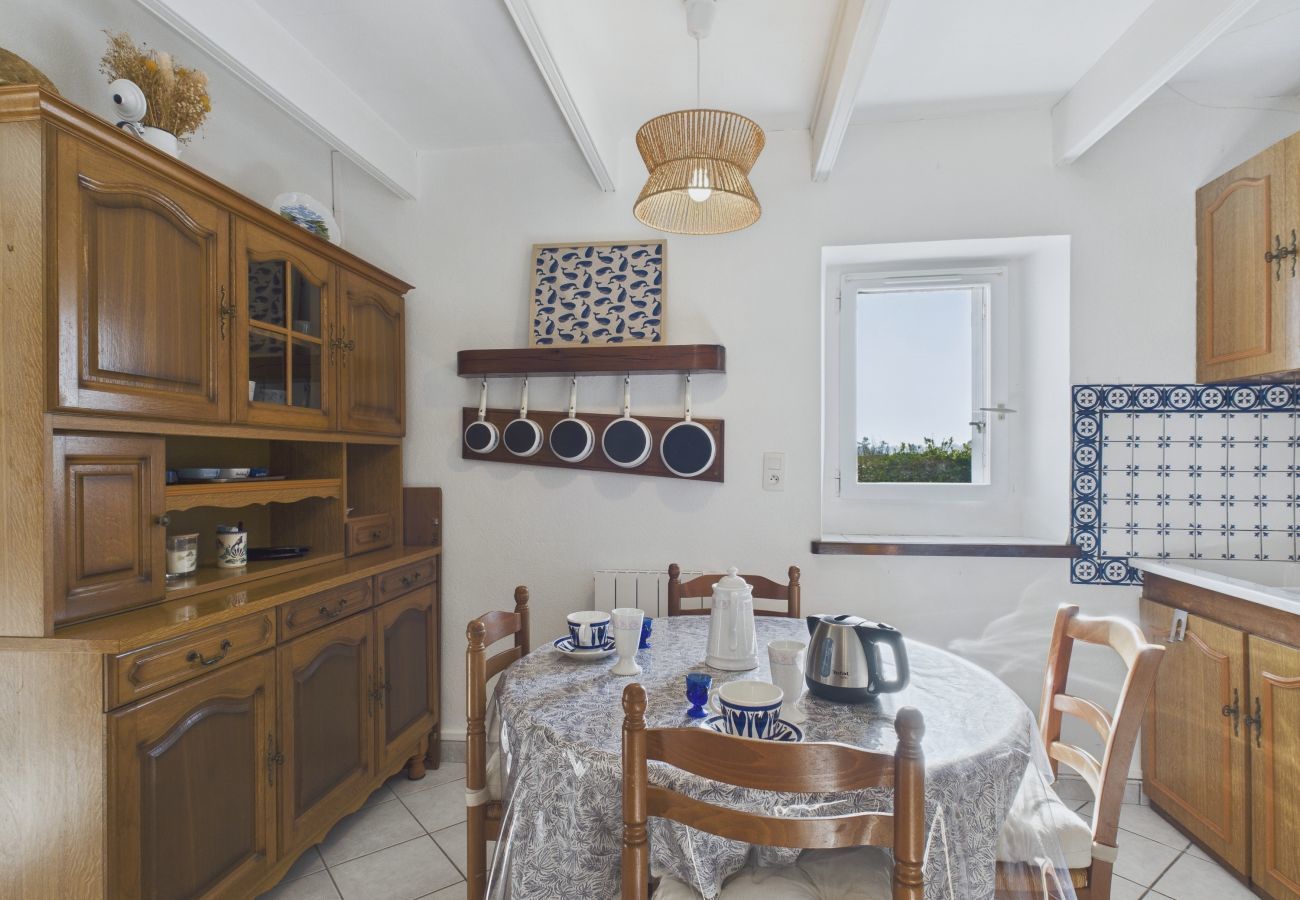 Ferienwohnung in Plouguerneau - Meerblick - Haus mit Garten für 2 Personen