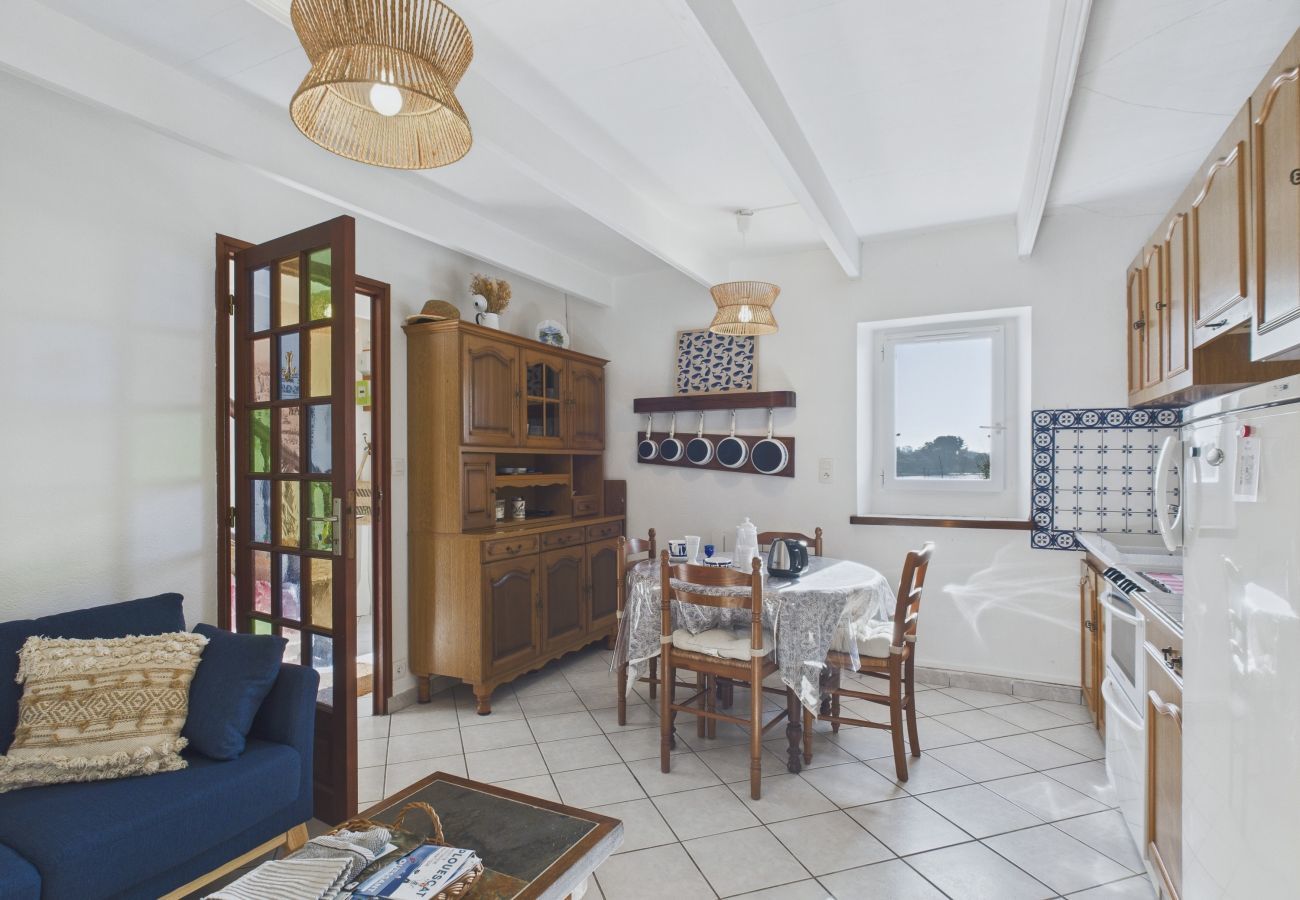 Ferienwohnung in Plouguerneau - Meerblick - Haus mit Garten für 2 Personen
