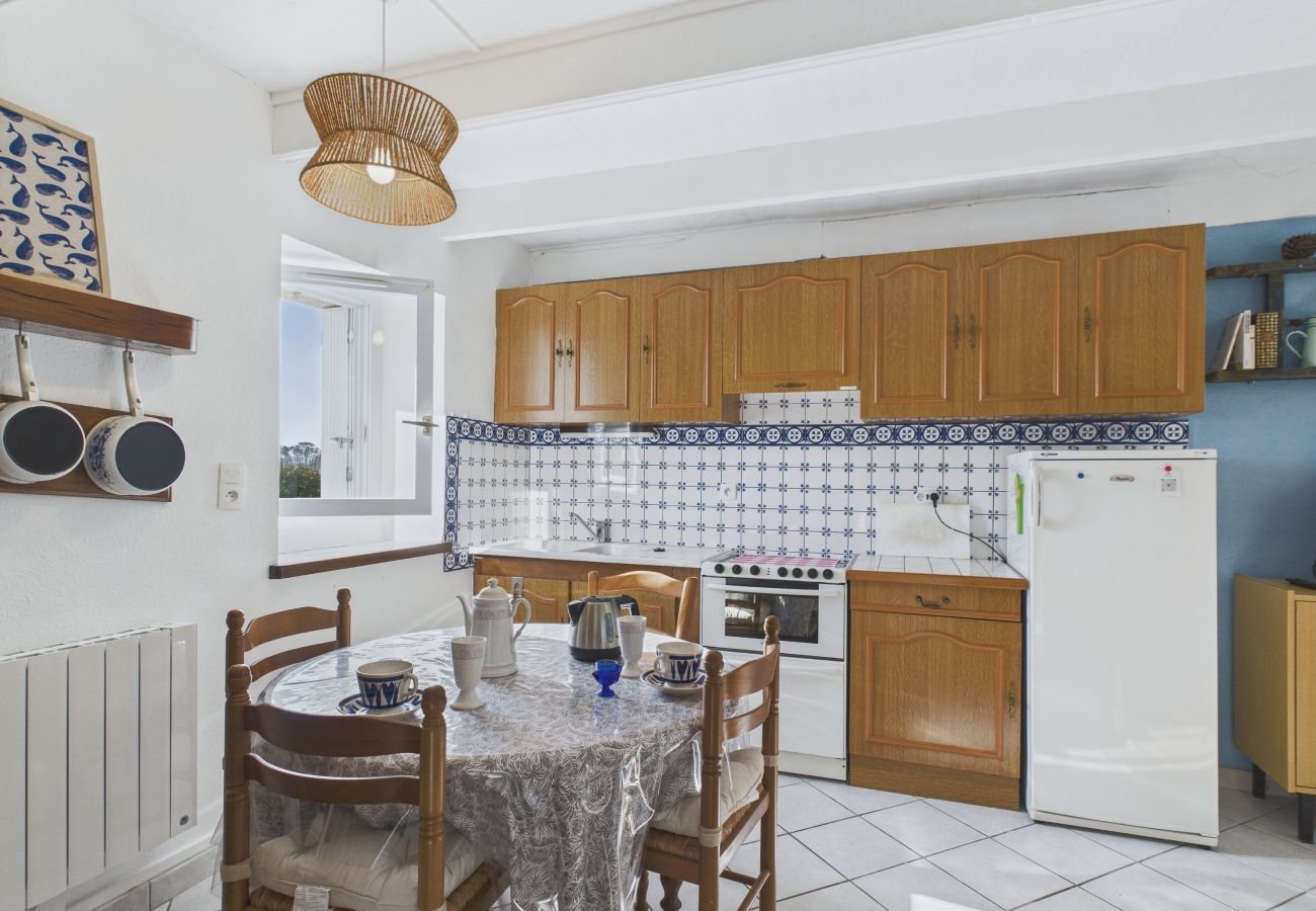 Ferienwohnung in Plouguerneau - Meerblick - Haus mit Garten für 2 Personen