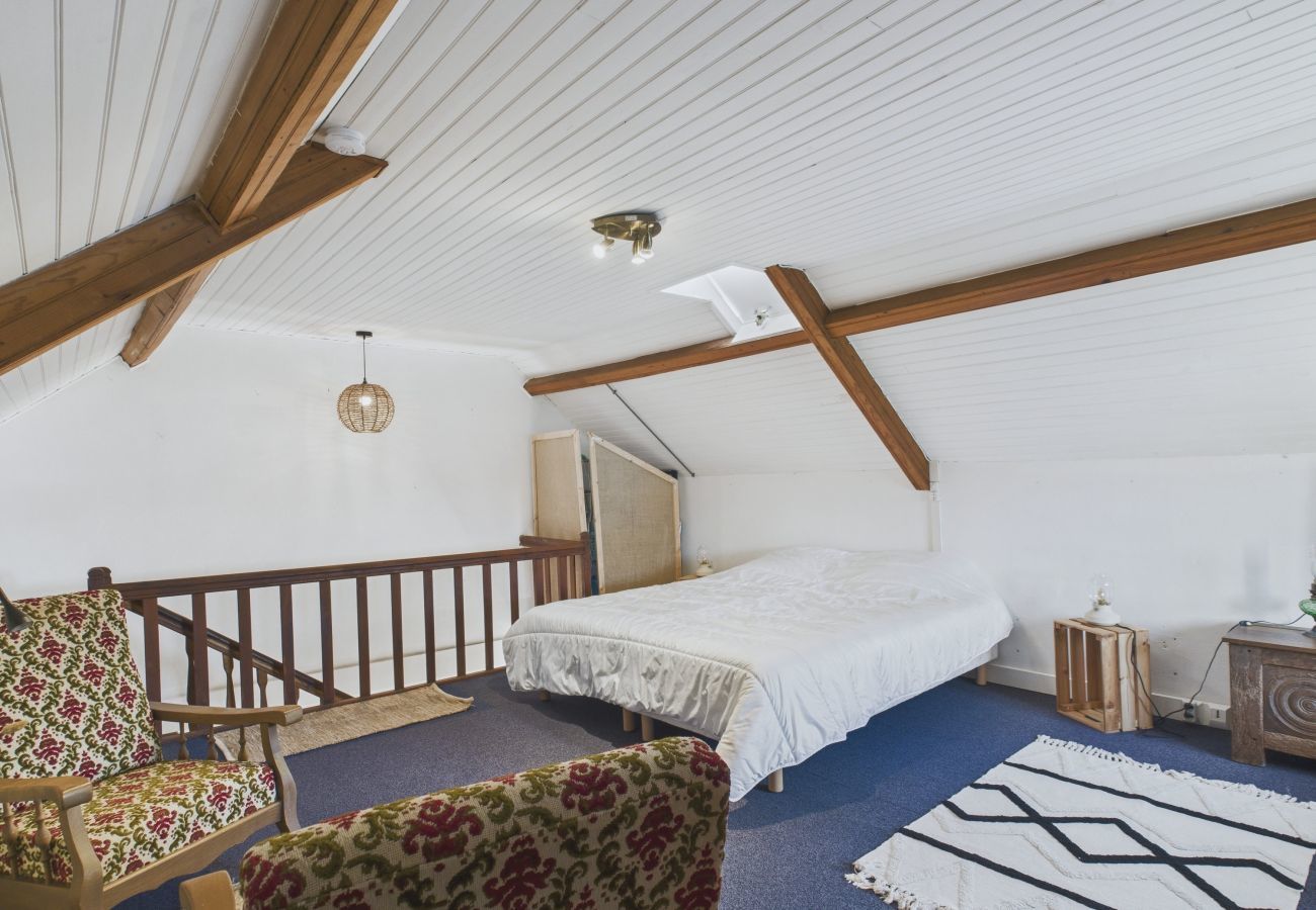 Ferienwohnung in Plouguerneau - Meerblick - Haus mit Garten für 2 Personen