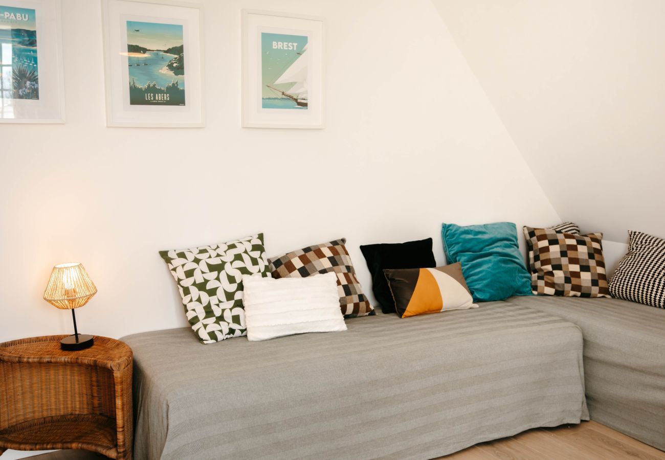 Ferienhaus in Plouguerneau - Ty Peoc’h- für 6, 500 m vom Meer