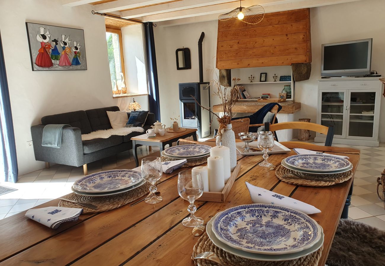 Ferienhaus in Guissény - Hübsches Steinhaus mit großem Garten für 6 