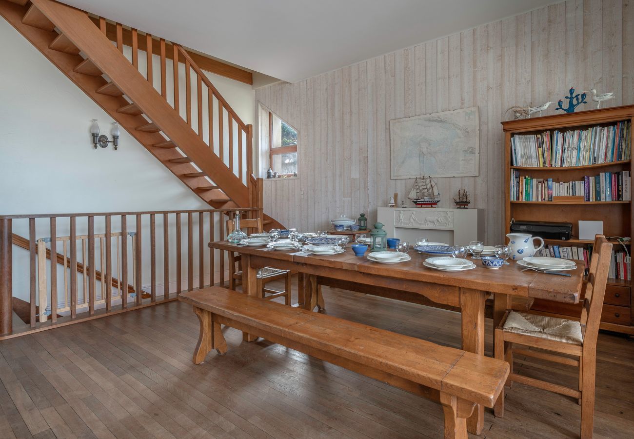 Ferienhaus in La Bernerie-en-Retz - Haus für 12 - Meerblick - Strand in La Bernerie
