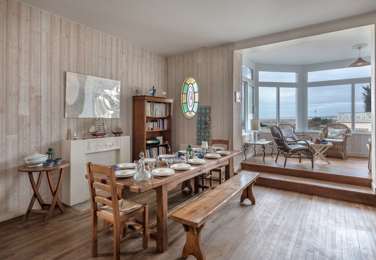 Ferienhaus in La Bernerie-en-Retz - Haus für 12 - Meerblick - Strand in La Bernerie