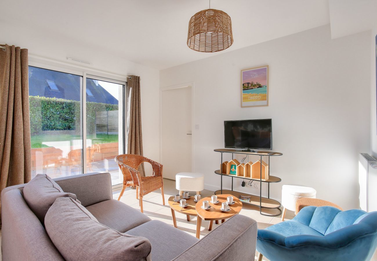 Ferienhaus in Saint-Briac-sur-Mer - Helles Haus für 8 Personen mit großem Garten