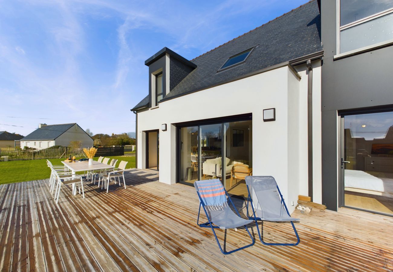 Ferienhaus in Penmarch - Haus für 10 - Garten - 600 m vom Strand entfernt