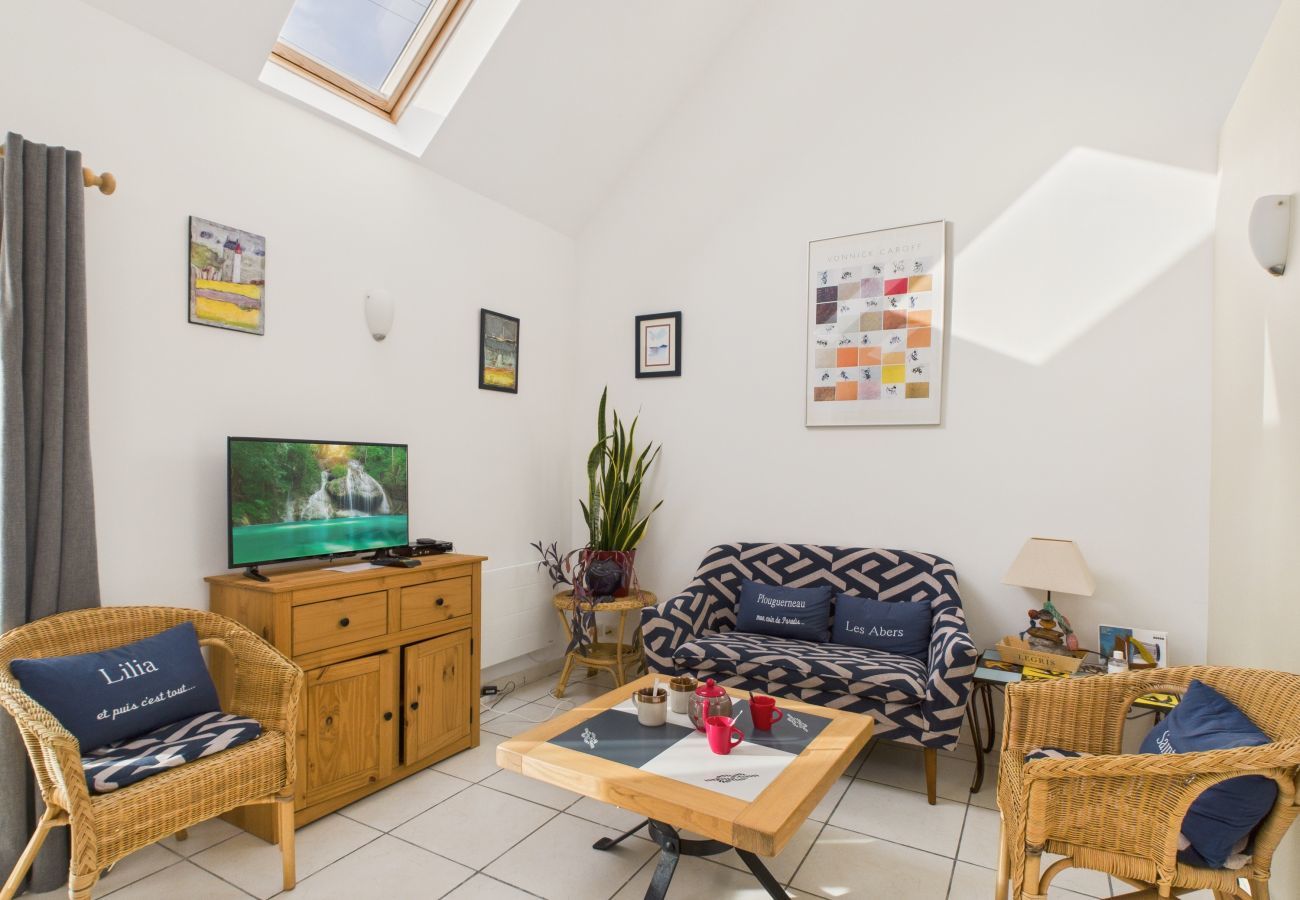 Ferienhaus in Plouguerneau - Charmantes Haus für 2, 400m von Saint-Cava