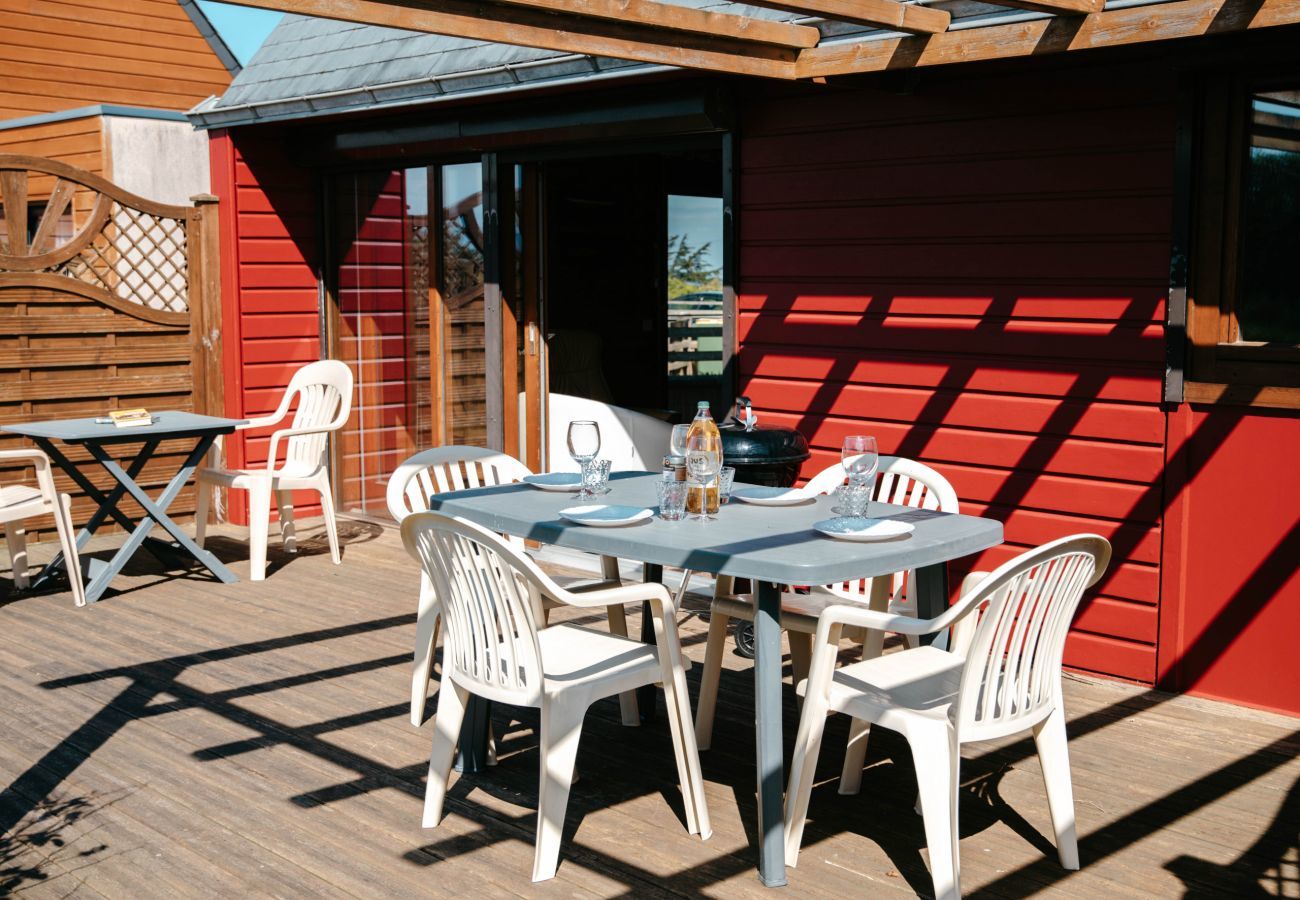 Ferienhaus in Plouguerneau - 100 m vom Strand entfernt, Chalet auf der Düne für 5