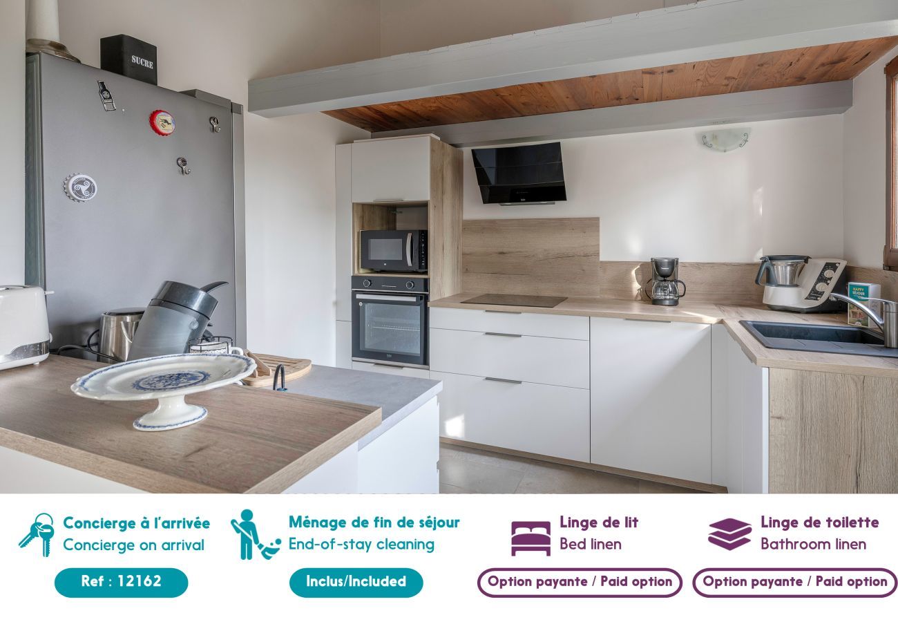 Ferienhaus in La Plaine-sur-Mer - Haus mit Anbau für 11, 800 m vom Meer entfernt