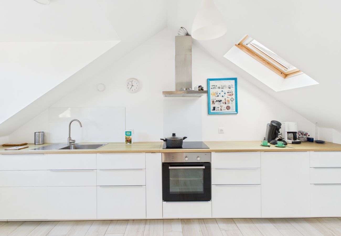 Ferienhaus in Ile Tudy - Meerblick für 4 Erwachsene und 4 Kinder - Île Tudy