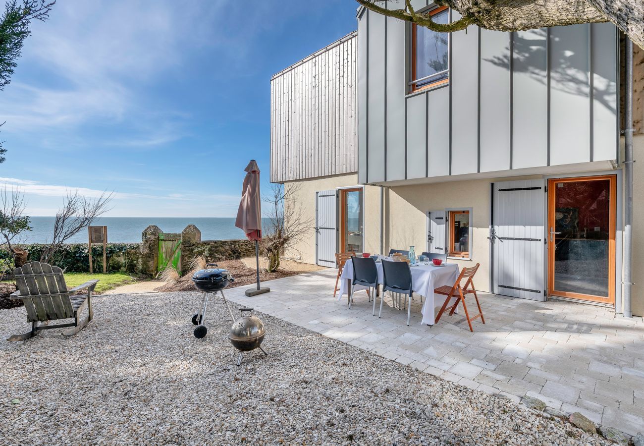 Ferienhaus in Préfailles - Meerblick, 30m zum Strand, 5 Erwachsene & 1 Kind