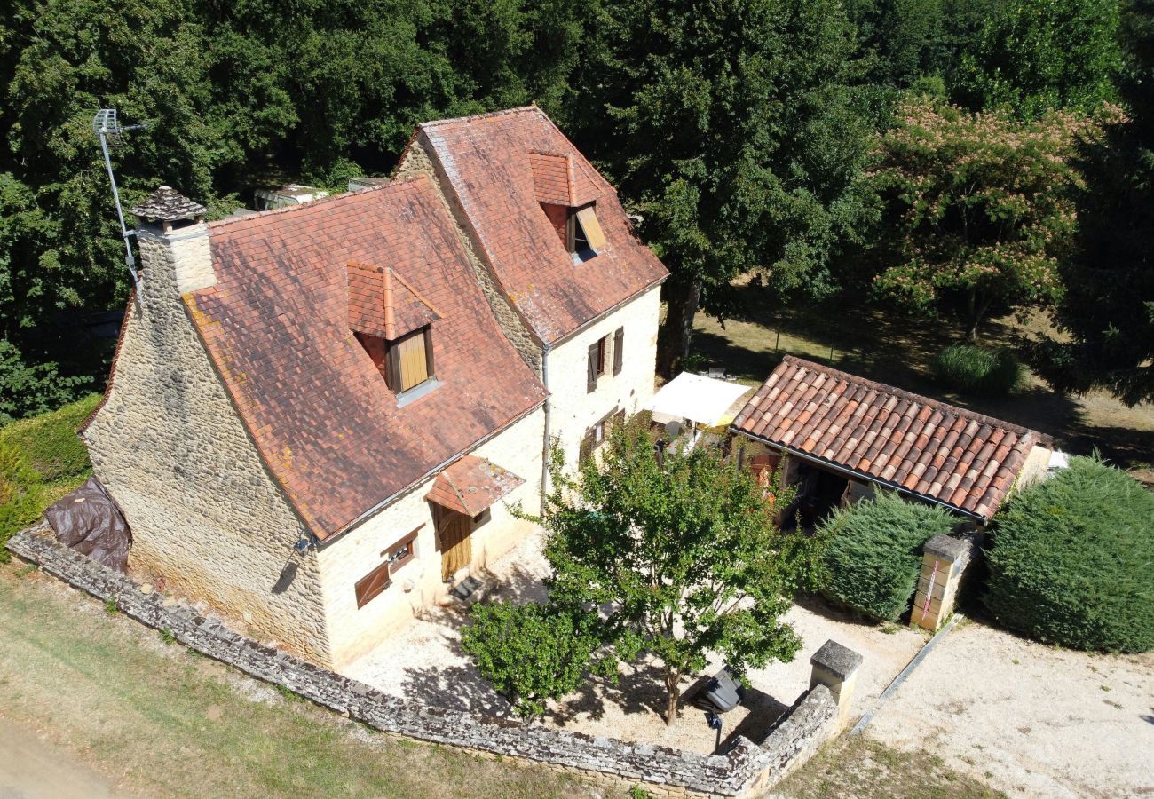 Ferienhaus in Saint-Crépin-et-Carlucet - Landhaus für 6 Personen mit Pool und Garten