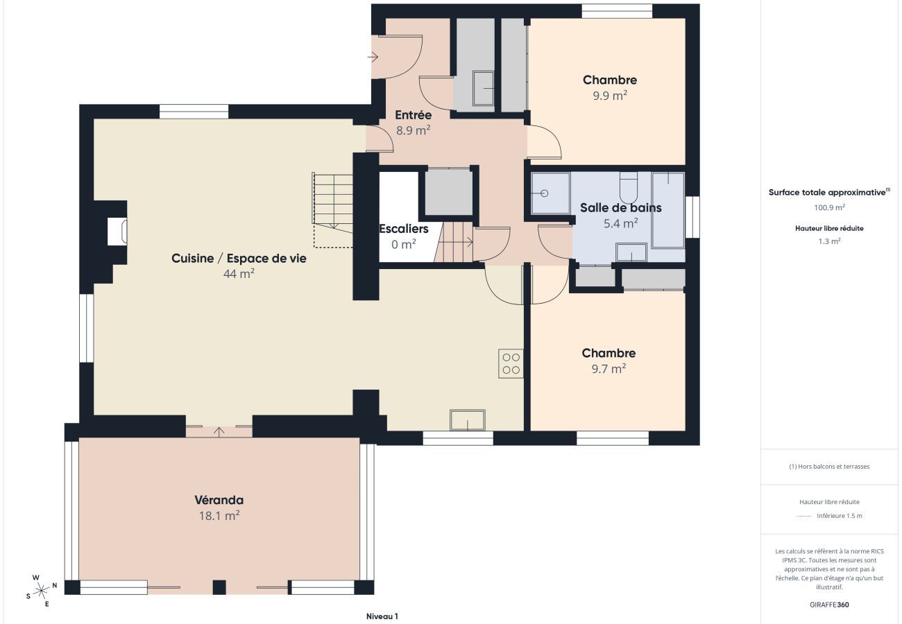 Ferienwohnung in Pornic - Familienhaus 10-300 m vom Strand entfernt + Garten