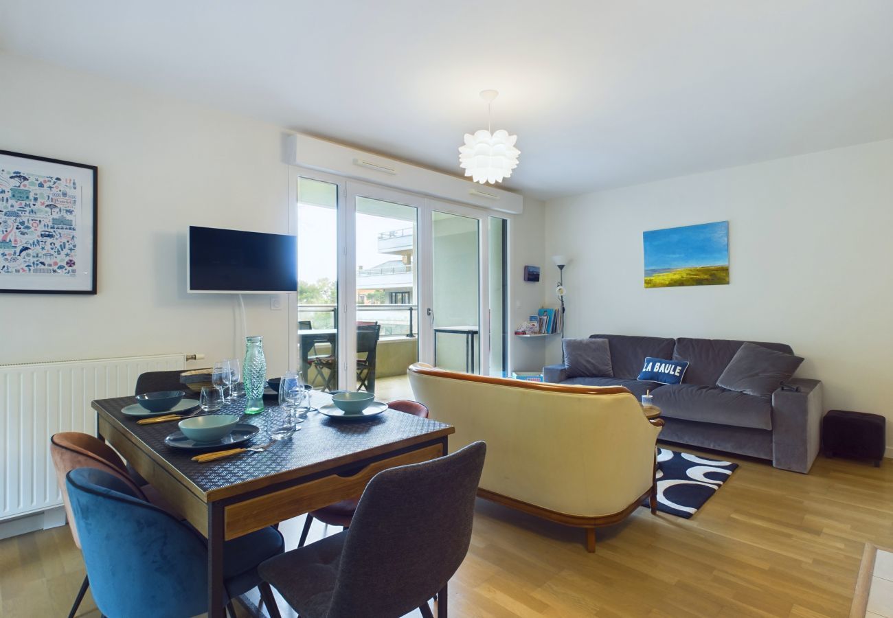 Ferienwohnung in La Baule-Escoublac - Für 4 – Bahnhofnähe  & Lajarrige– Große Terrasse