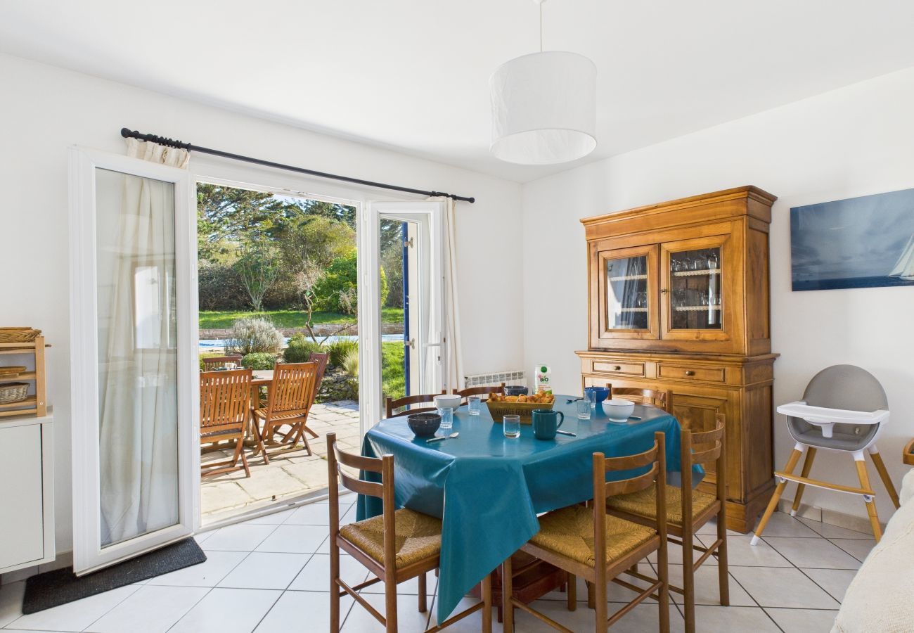 Ferienhaus in Pléneuf-Val-André - Haus für 6 am Meer – Garten und Swimmingpool