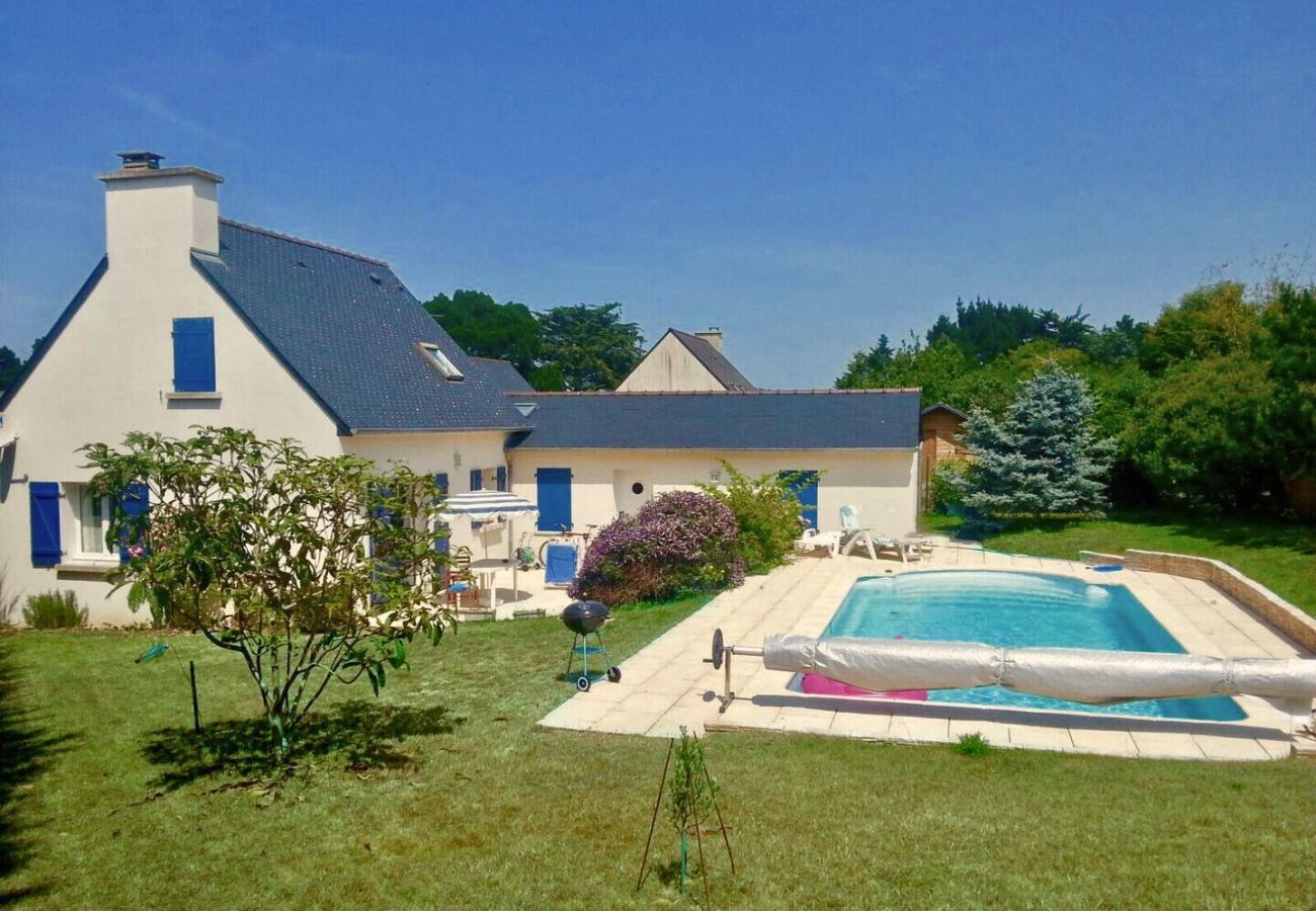 Ferienhaus in Pléneuf-Val-André - Haus für 6 am Meer – Garten und Swimmingpool