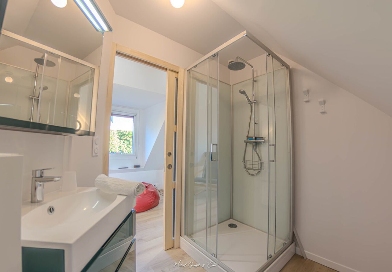 Ferienhaus in Penvénan - Haus für 7 Grand Bambou – herrlicher Meerblick