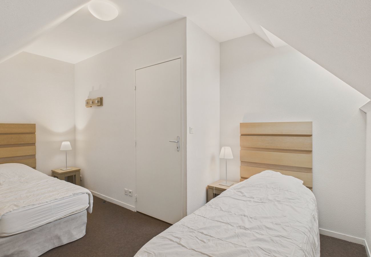 Ferienwohnung in Fréhel - Blick auf den Golf de Fréhel – Beheiztes Schwimmbad