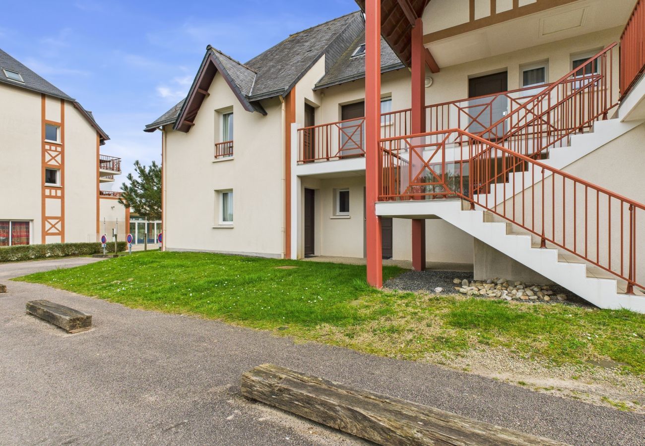 Ferienwohnung in Fréhel - Blick auf den Golf de Fréhel – Beheiztes Schwimmbad