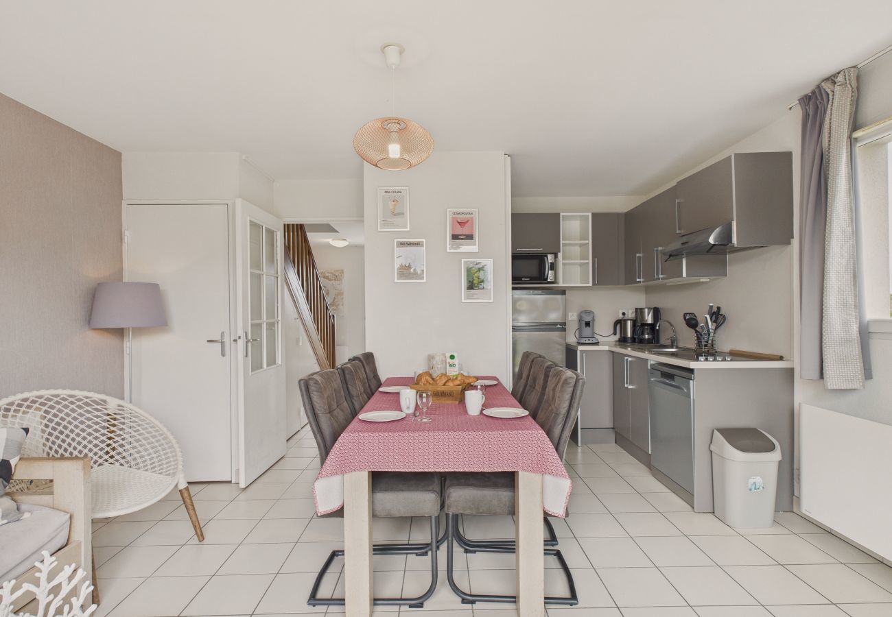 Ferienwohnung in Fréhel - Blick auf den Golf de Fréhel – Beheiztes Schwimmbad