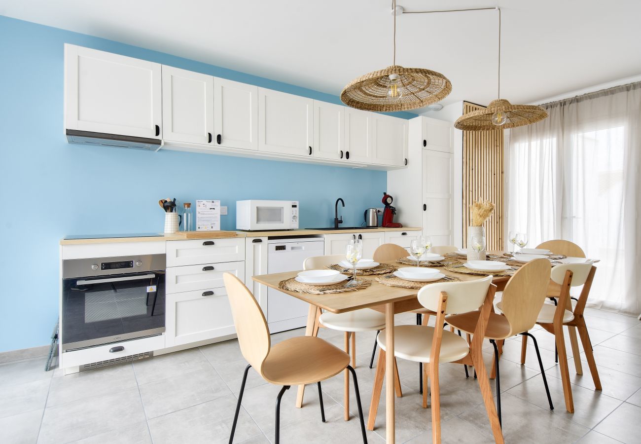 Ferienhaus in La Guérinière - Haus für 8 - 400 m vom Strand entfernt - Terrasse