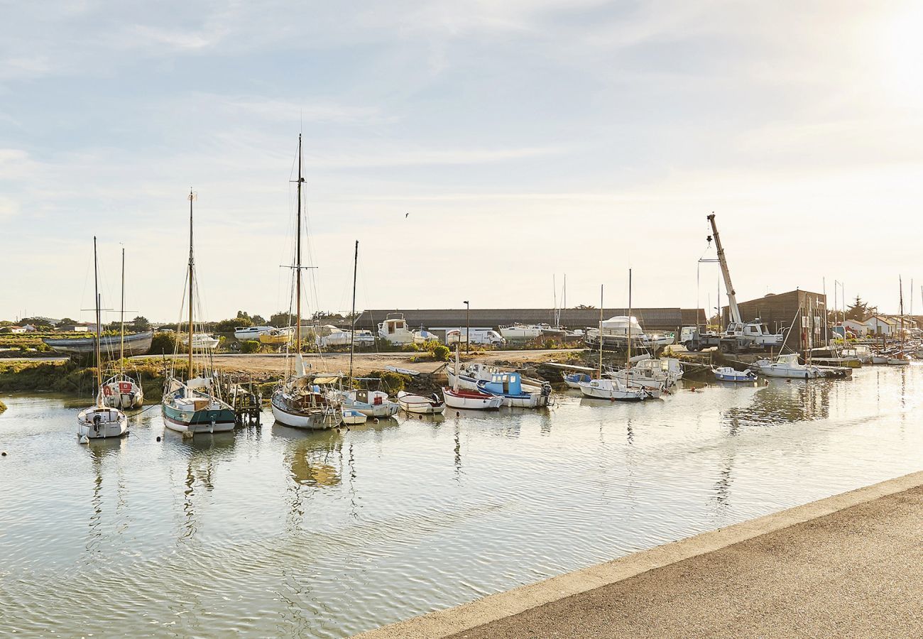Ferienhaus in La Guérinière - Haus für 8 - 400 m vom Strand entfernt - Terrasse