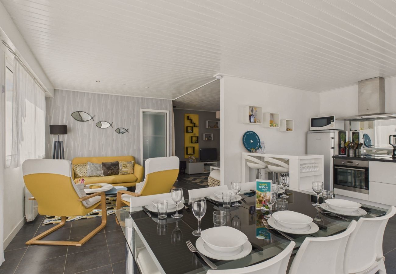 Ferienhaus in Bretignolles-sur-Mer - Haus für 8 - Terrasse - Grill - 500 m Strand