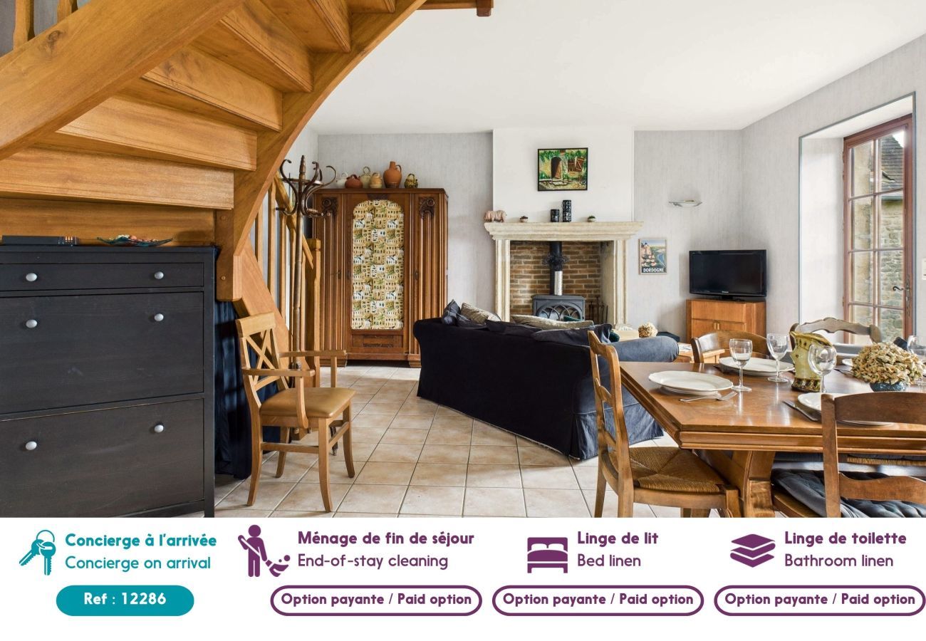 Ferienhaus in Fanlac - Charmantes Landhaus für 6 Personen mit Garten