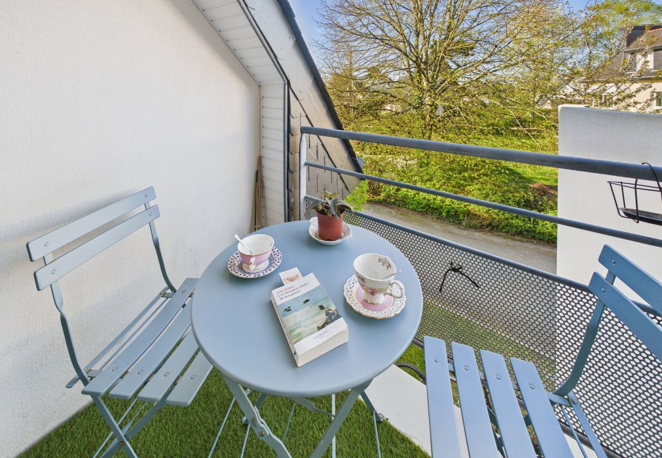 Ferienwohnung in Fouesnant - Schöne Wohnung mit Balkon für 3 