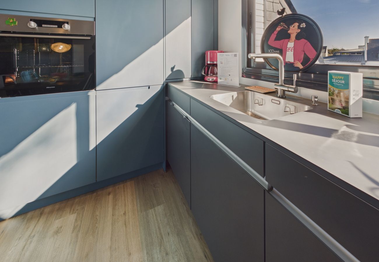 Ferienwohnung in Fouesnant - Schöne Wohnung mit Balkon für 3 