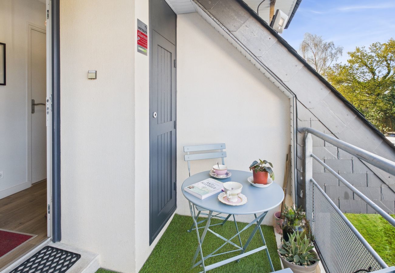 Ferienwohnung in Fouesnant - Schöne Wohnung mit Balkon für 3 