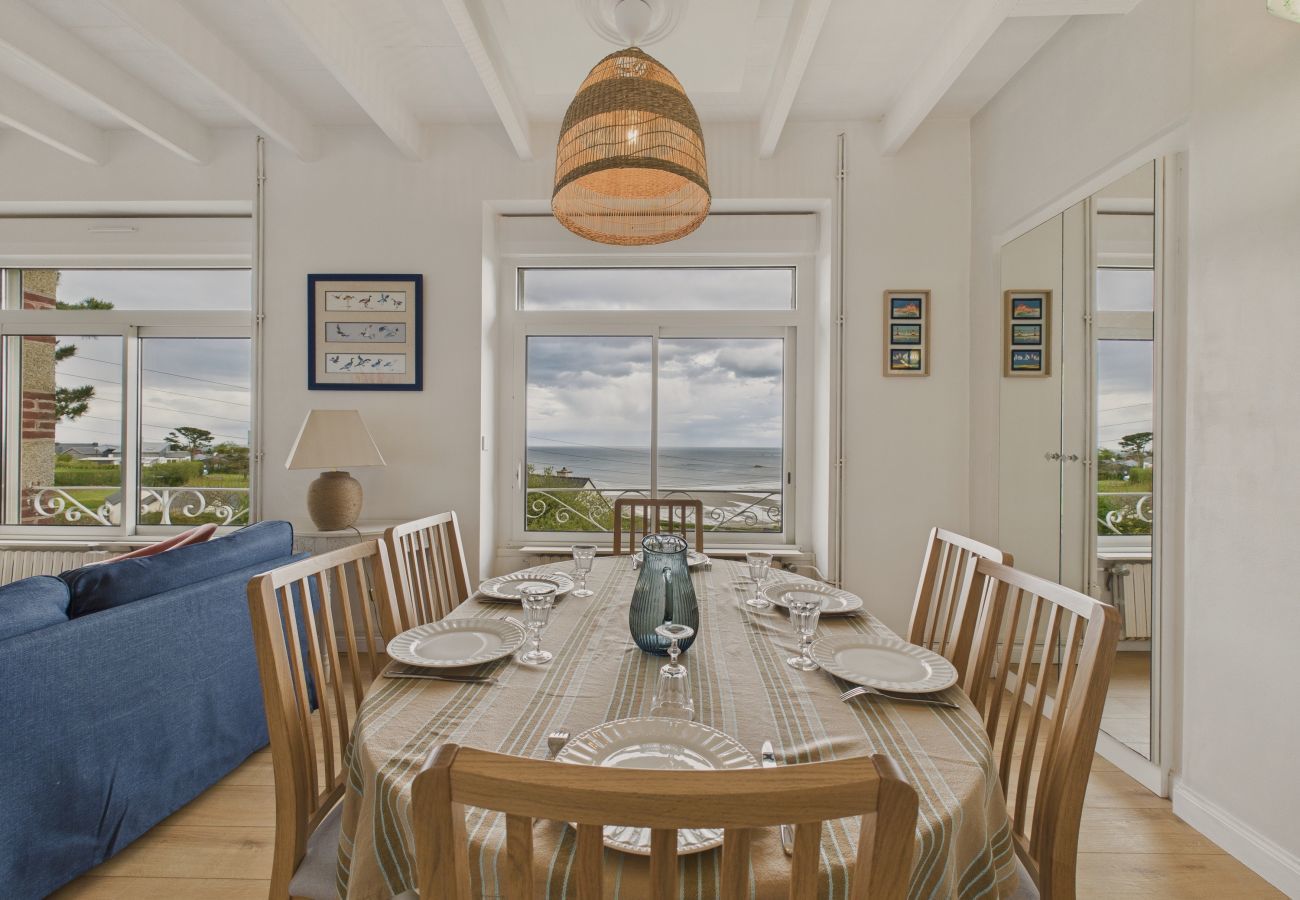 Ferienhaus in Trévou-Tréguignec -  Tolle Aussicht - Haus für 6 - 650 m Strand 