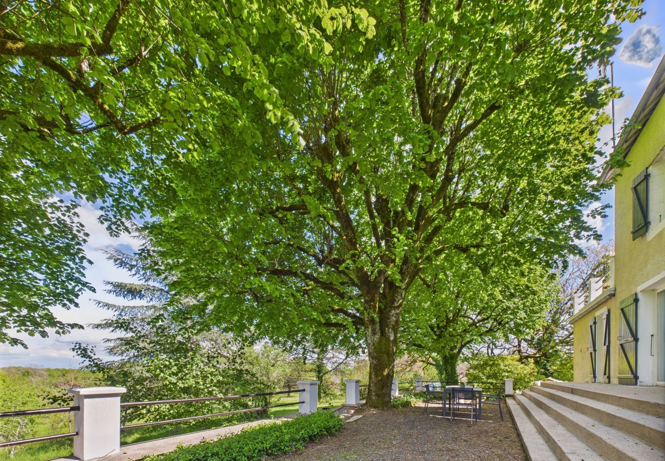 Ferienhaus in Terrasson-Lavilledieu - Großer Garten und Terrasse für 7 Personen