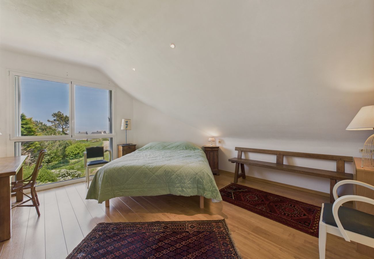 Ferienhaus in Trévou-Tréguignec - Haus für 7 Erwachsene und 1 Kind - Meerblick
