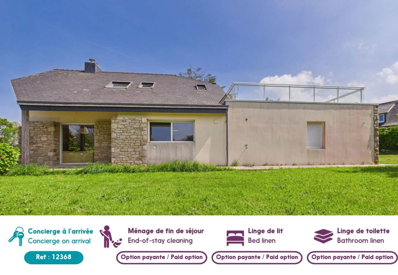 Ferienhaus in Trévou-Tréguignec - Haus für 7 Erwachsene und 1 Kind - Meerblick