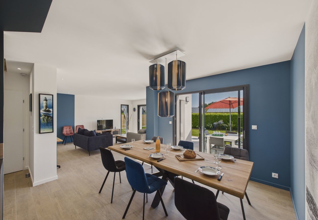 Ferienhaus in Loctudy - Neues Haus 600 m vom Strand entfernt für 8