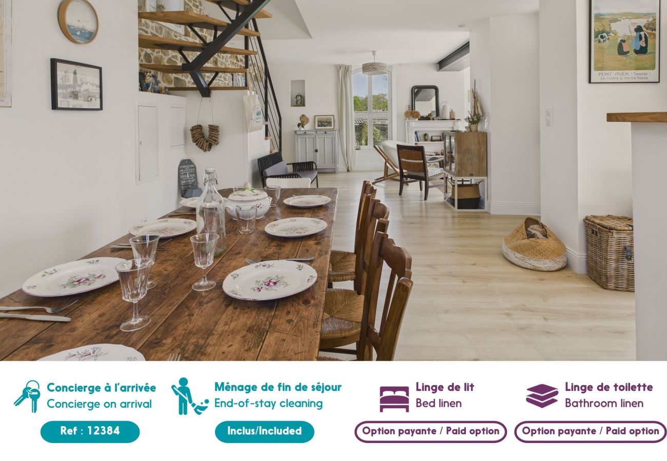 Ferienhaus in Fouesnant - Haus mit Garten für 4 Erwachsene und 2 Kinder