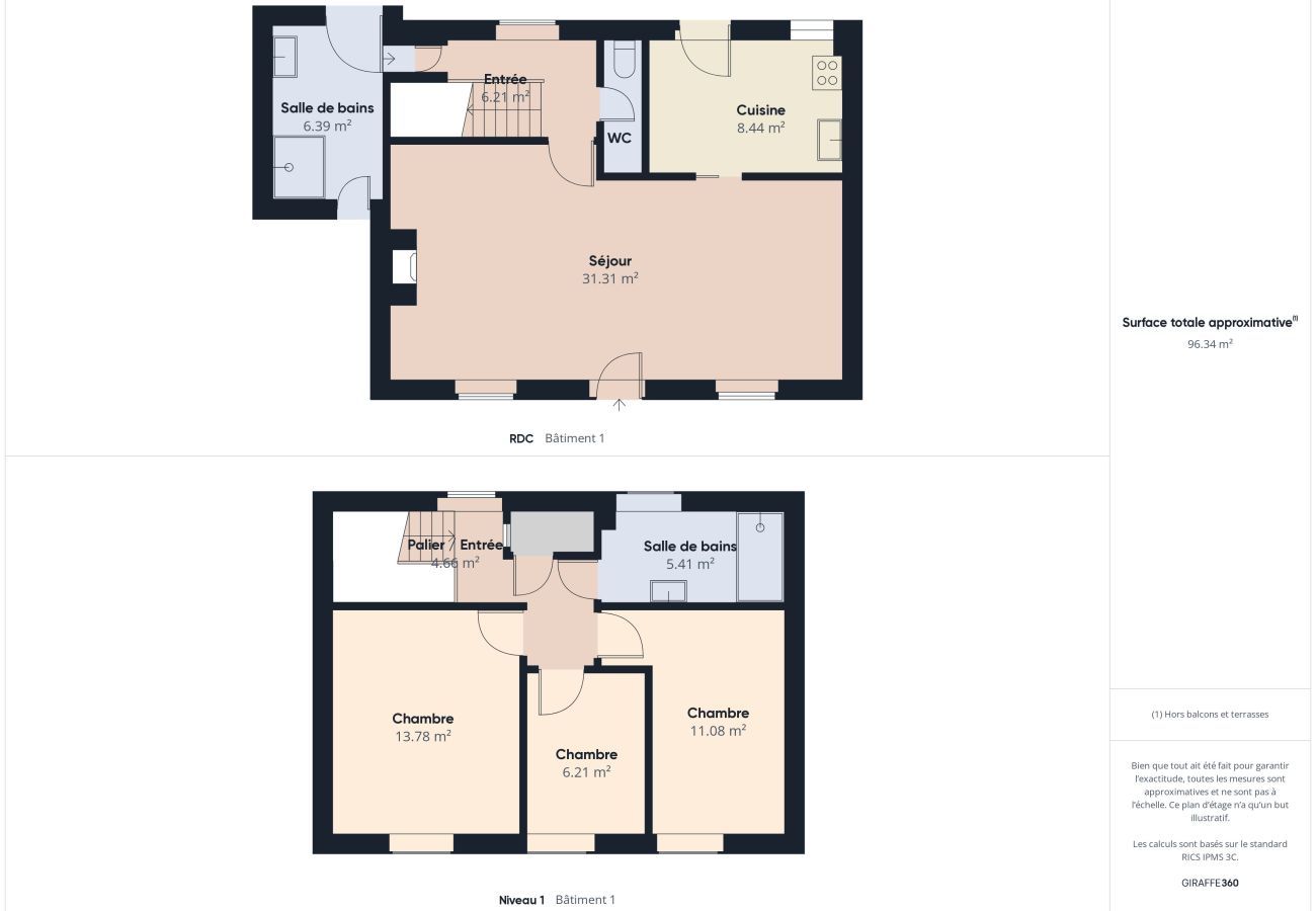 Ferienhaus in Le Croisic - Meerblick - 50 m vom Hafen - Haus für 6 - Garten