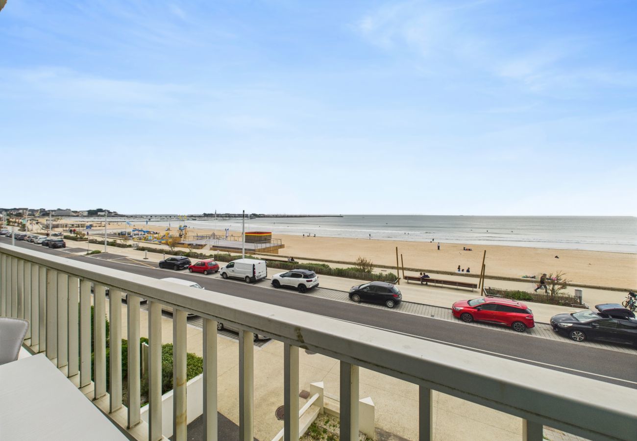 Ferienwohnung in Pornichet - Meerblick - Apartment für 6 - 5 m vom Strand entfernt