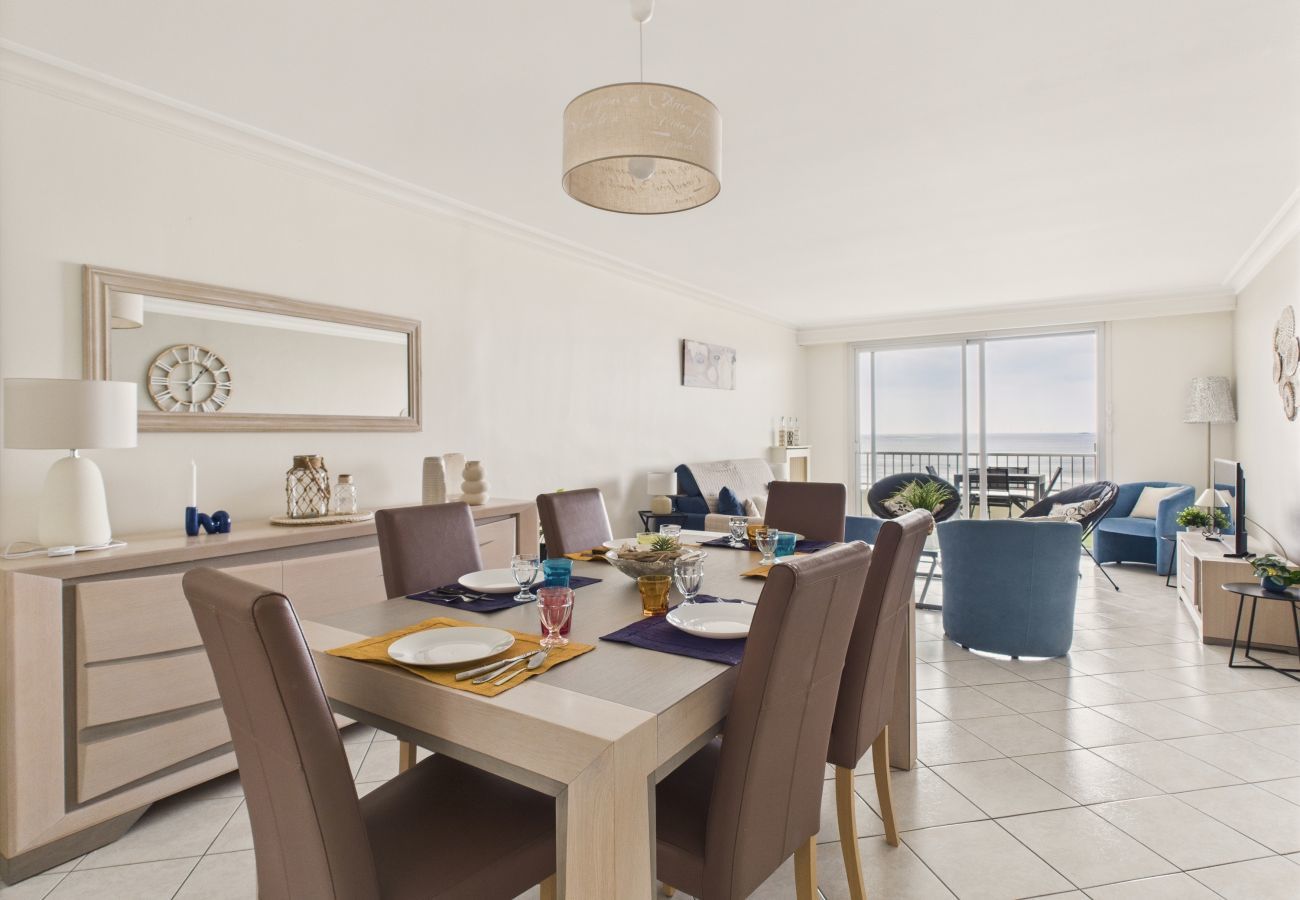 Ferienwohnung in Pornichet - Meerblick - Apartment für 6 - 5 m vom Strand entfernt