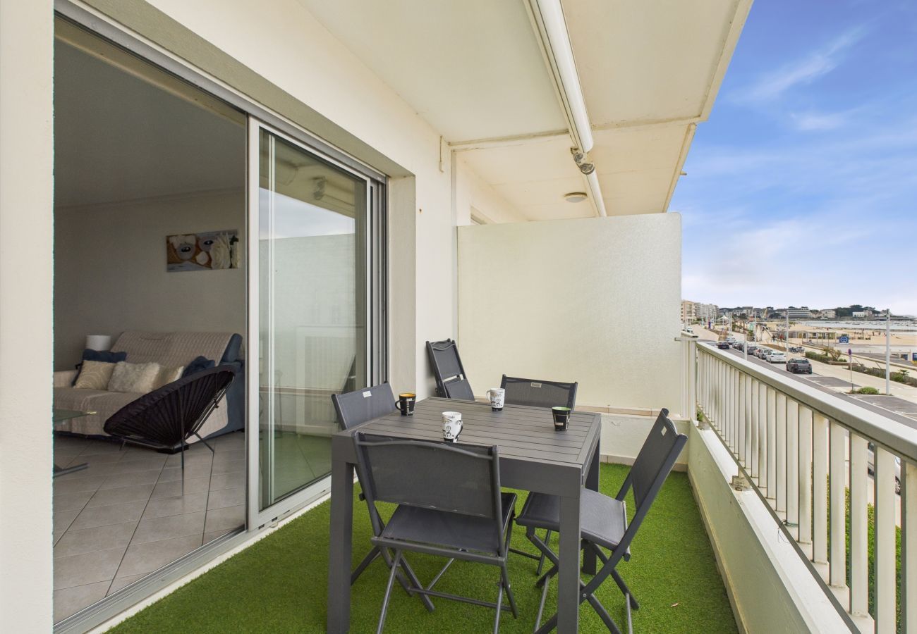 Ferienwohnung in Pornichet - Meerblick - Apartment für 6 - 5 m vom Strand entfernt