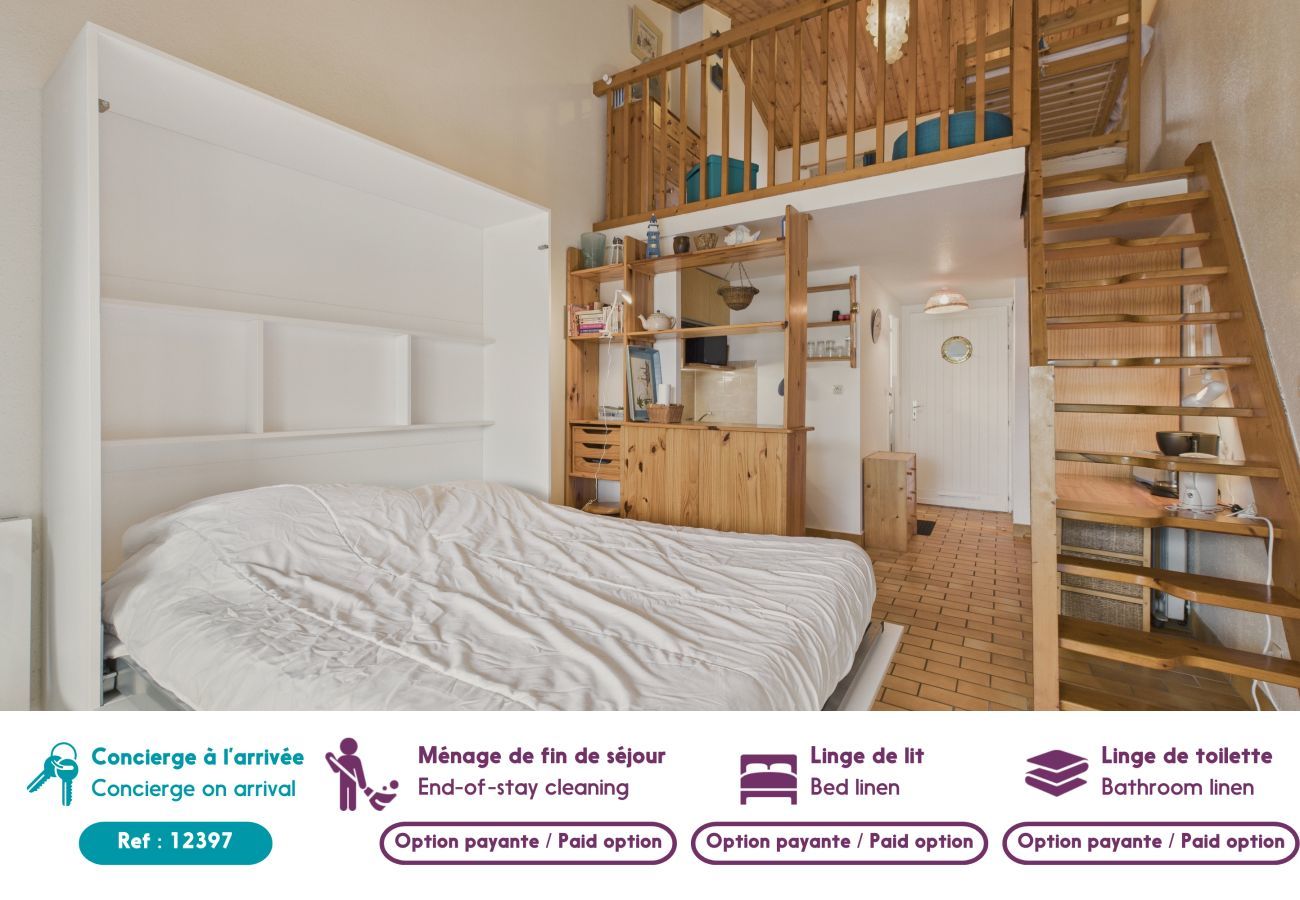 Studio in Longeville-sur-Mer - 50m zum Strand - Wohnung für 5 - Terrasse