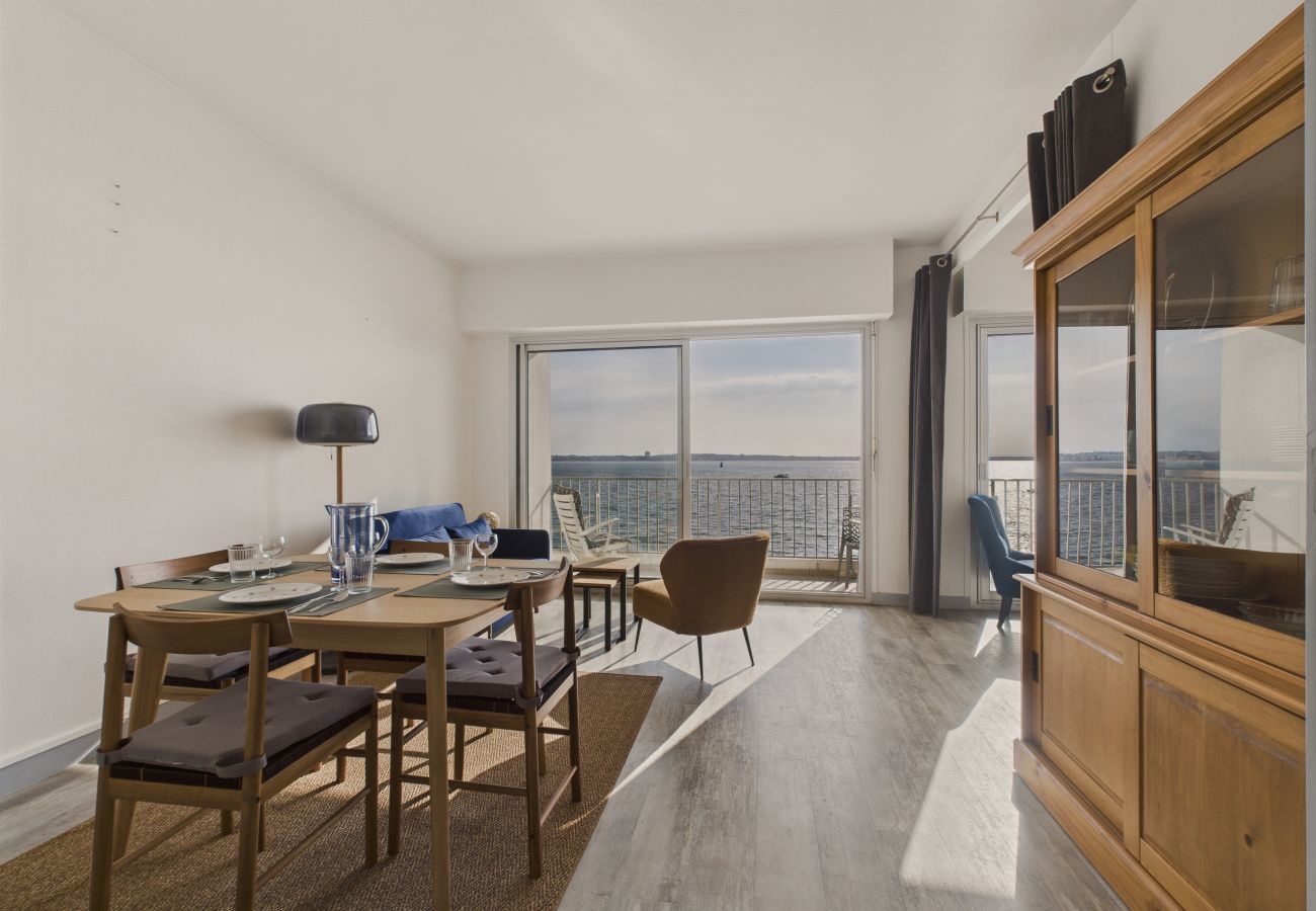 Ferienwohnung in Le Pouliguen - Balkon mit Meerblick für 4 Personen