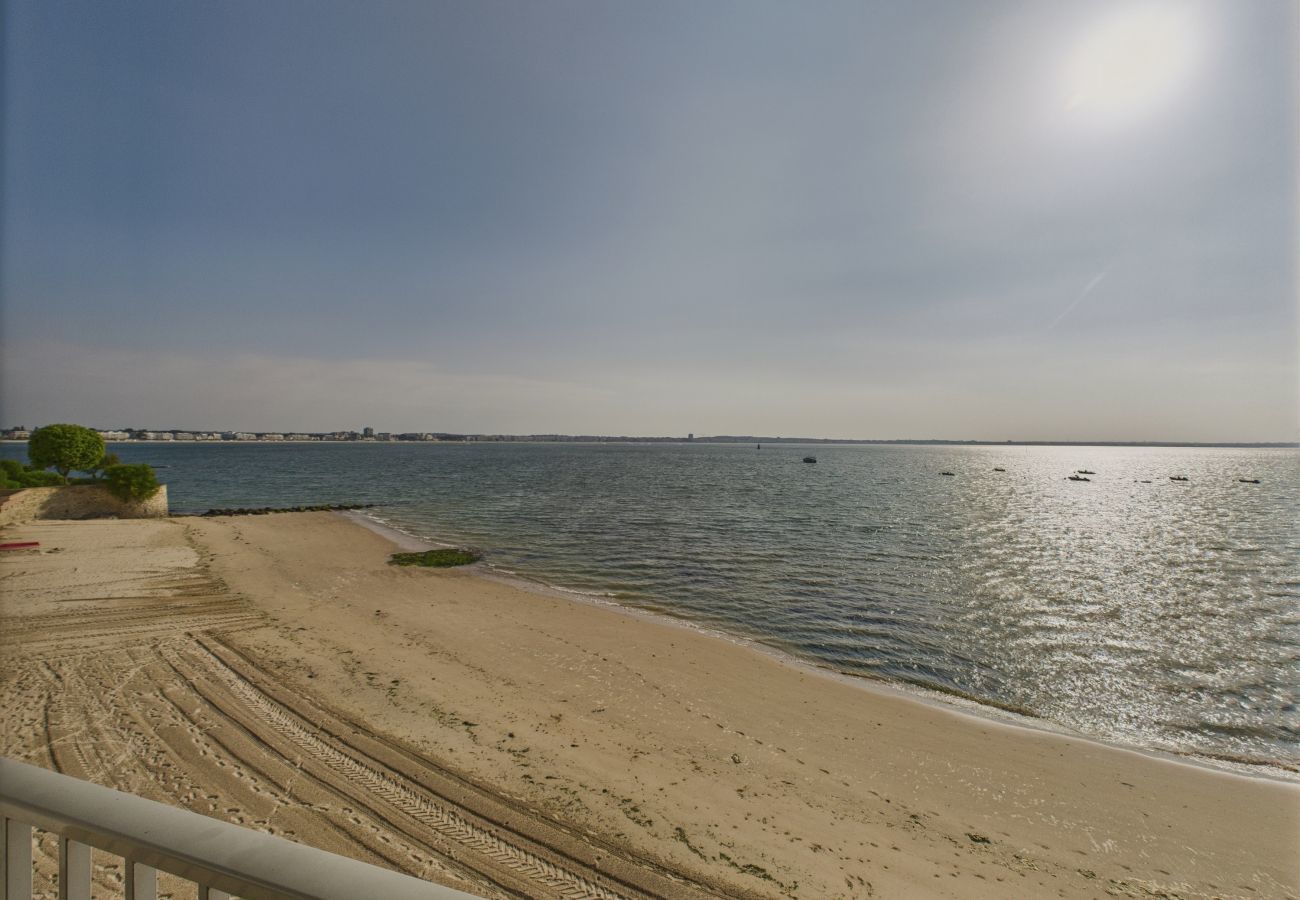 Ferienwohnung in Le Pouliguen - Balkon mit Meerblick für 4 Personen