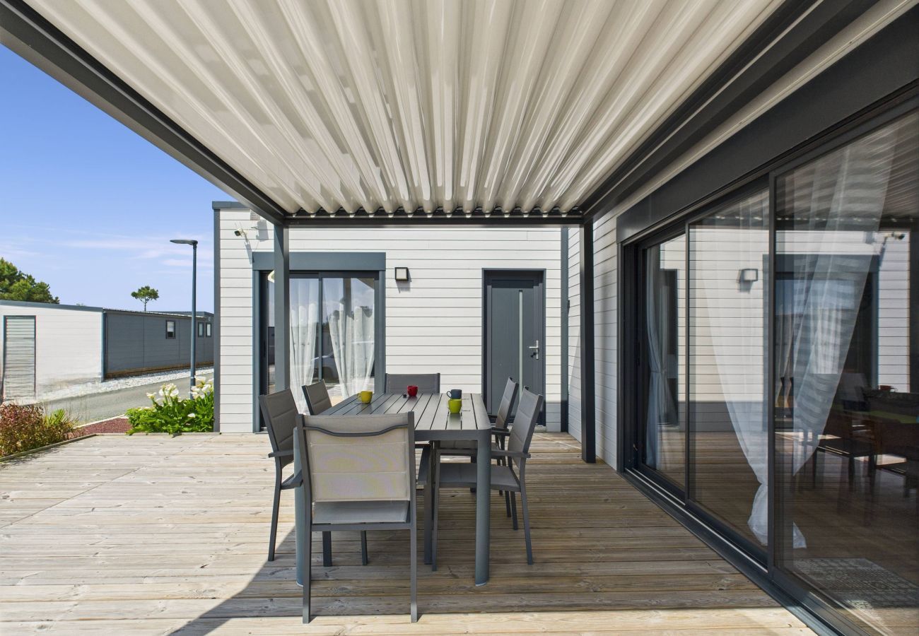 Chalet in Bretignolles-sur-Mer - Chalet für 6 in einer Wohnanlage mit Pool