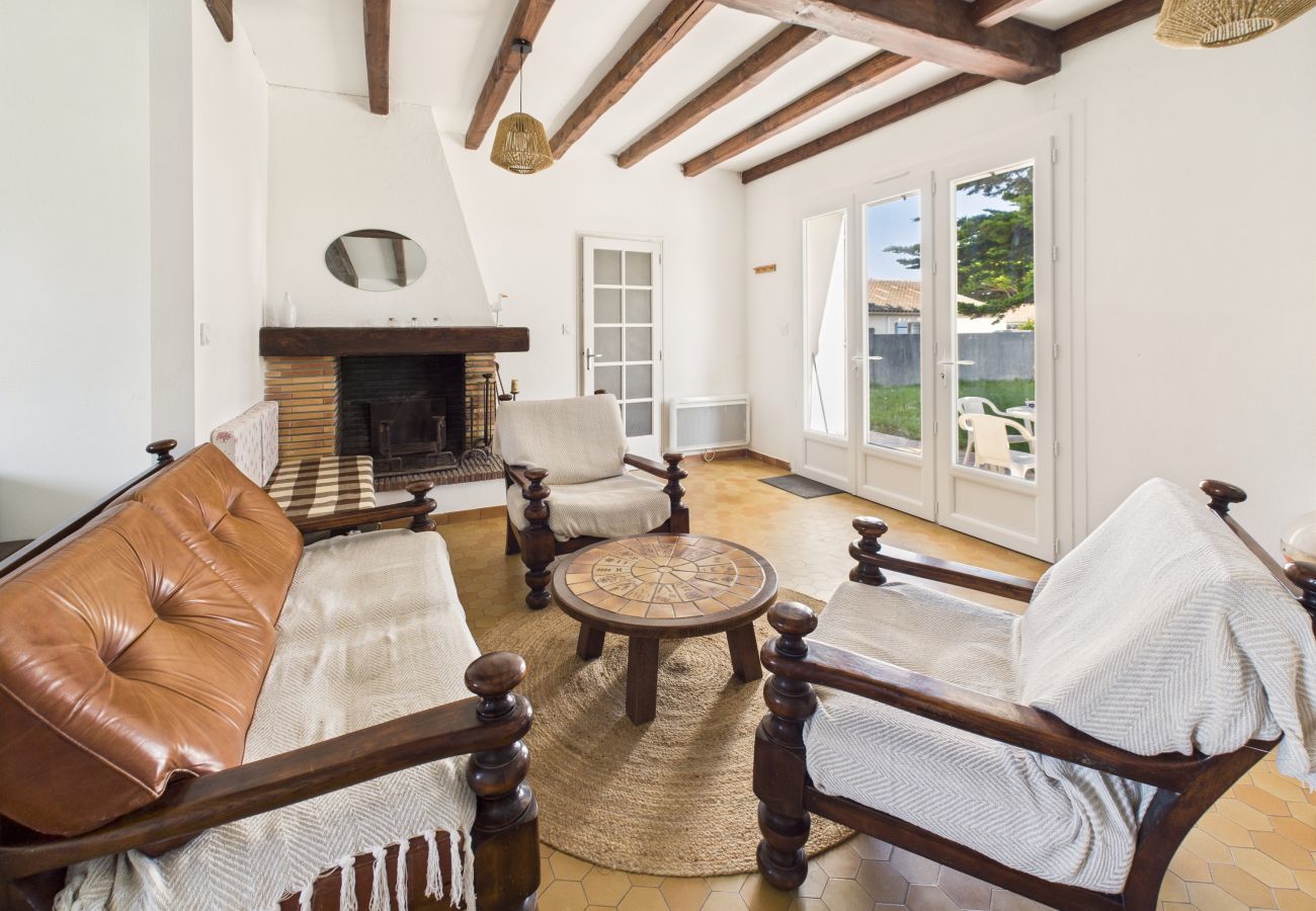 Ferienhaus in Bretignolles-sur-Mer - Garten, 800m vom Strand, Haus für 6