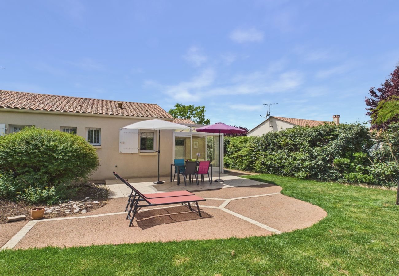 Ferienhaus in Saint-Vincent-sur-Jard - Hübsches Haus für 4 Personen mit Garten