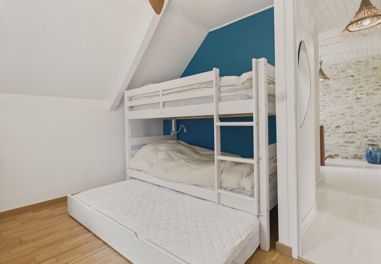 Ferienhaus in Saint-Gildas-de-Rhuys - Garten – Haus für 4 Erwachsene und 3 Kinder